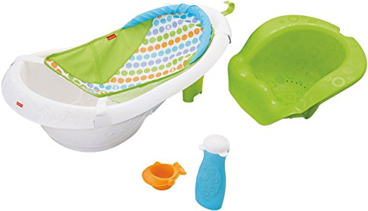 Fisher-Price 4-in-1 Sling N Seat Tub all parts with sling on