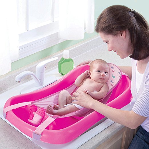 The First Years Sure Comfort Deluxe Newborn To Toddler Tub Pink 2