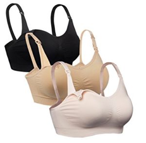 iLoveSIA 3 pack breatsfeeding bras for larger breasts
