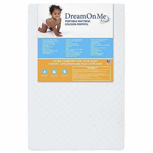 Dream on Me 3 Mini portable crib mattress 2