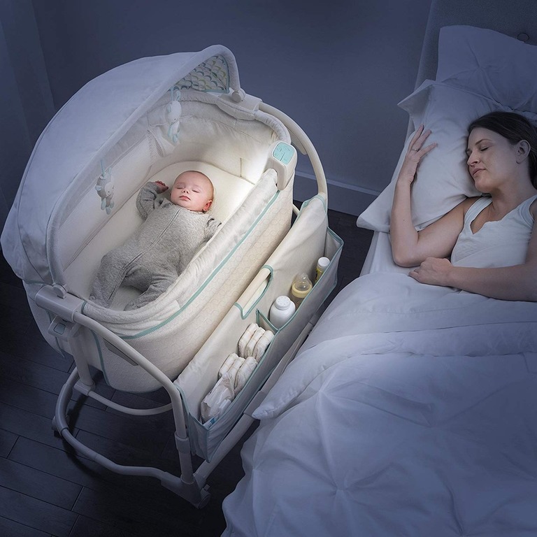 bassinet that hooks to bed