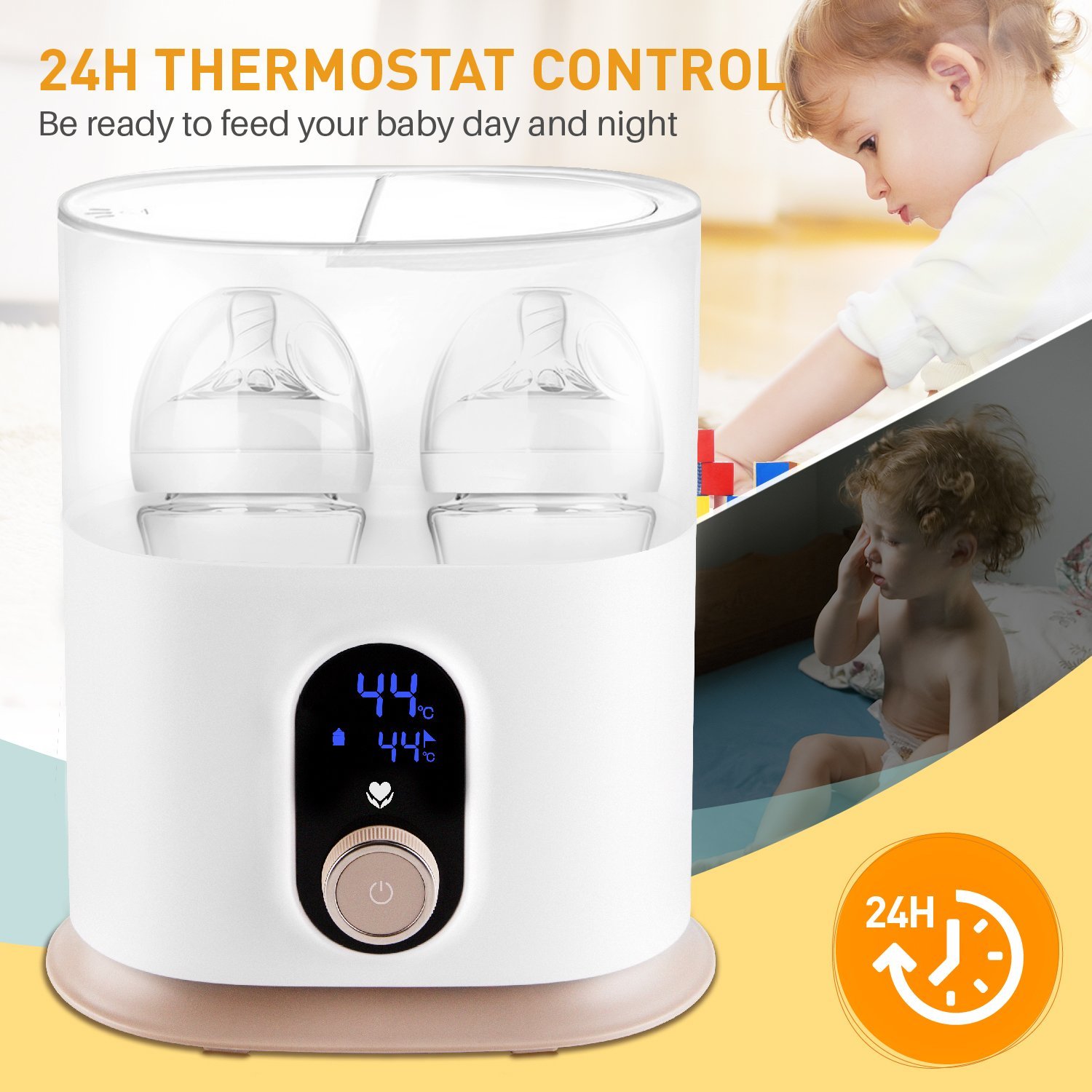 Babebay Baby Bottle Warmer & Bottle Sterilizer 3