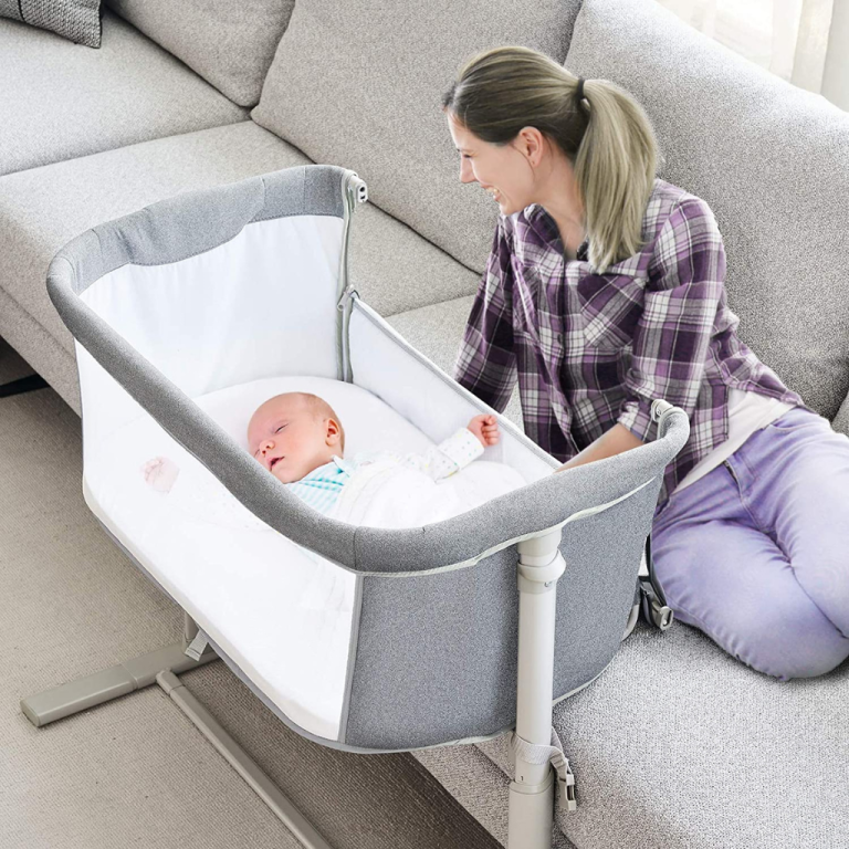 RONBEI Baby Bassinet Bedside Sleeper 6